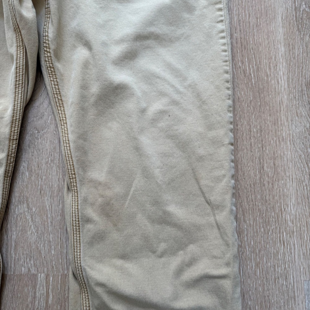 Carhartt 102517-918 Relaxed Fit Canvas Work Pants Mens 34x32 Tan Rugged Utility - Picture 12 of 12